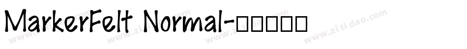 MarkerFelt Normal字体转换